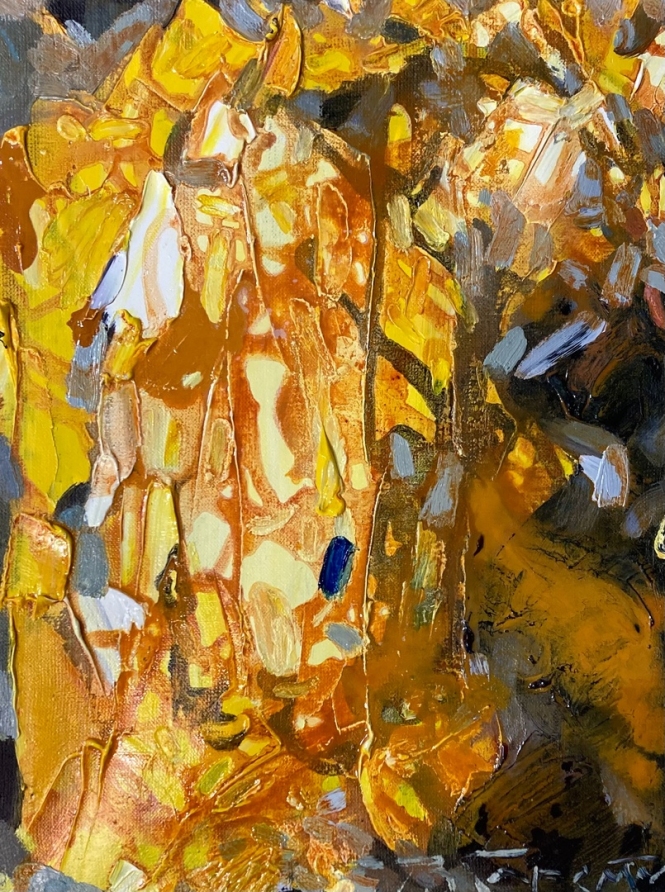 Painting for sale online - Gold in the night