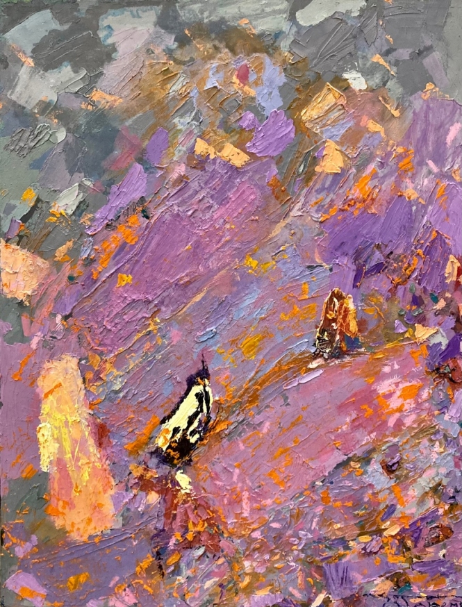 Painting for sale online - Powder rose