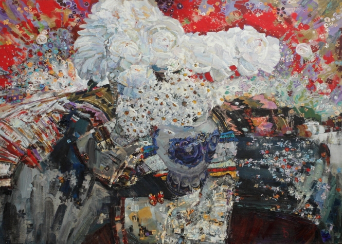 Painting for sale online - Festive still life