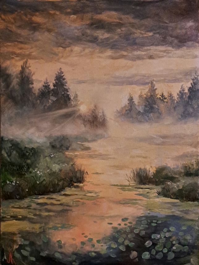 Painting for sale online - Morning coolness