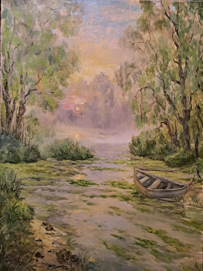 Painting for sale online - Foggy morning