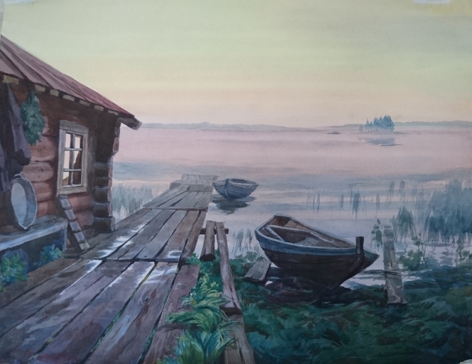 Painting for sale online - Fog