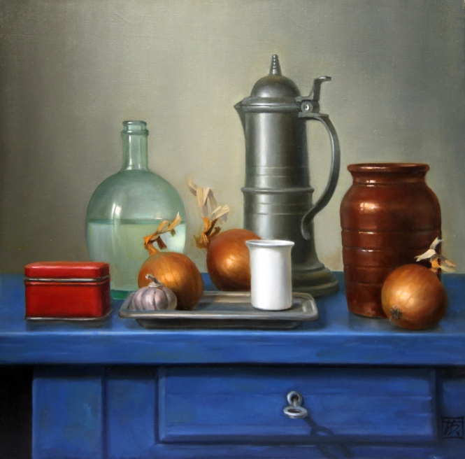 Painting for sale online - In the old kitchen