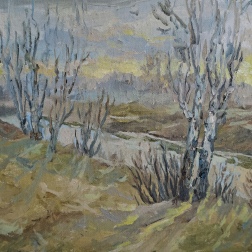 Painting for sale online - Siberian autumn 