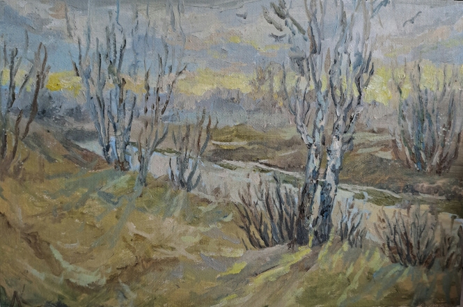 Painting for sale online - Siberian autumn