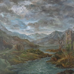 Painting for sale online - Old ruins
