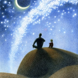 Painting for sale online - LE PETIT PRINCE. IN SEARCH OF A SPRING