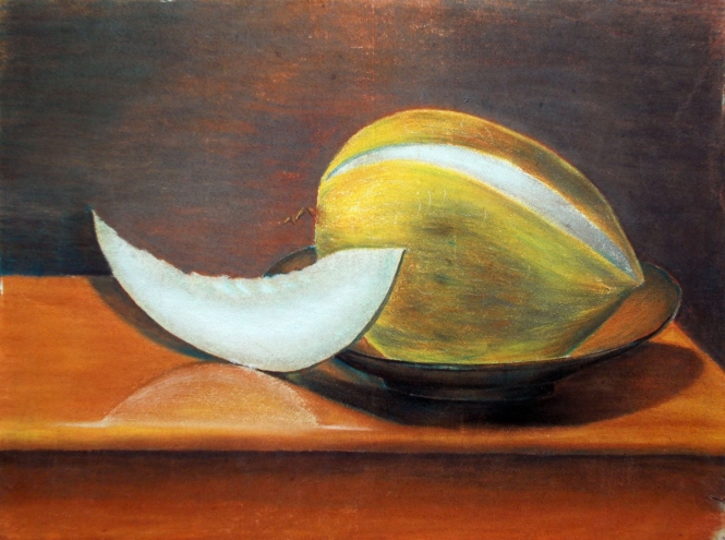 Painting for sale online - Still life with a Melon