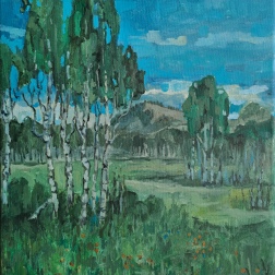 Painting for sale online - Somewhere in Khakassia