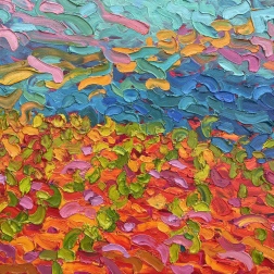 Painting for sale online - 	 A vineyard in the sunshine