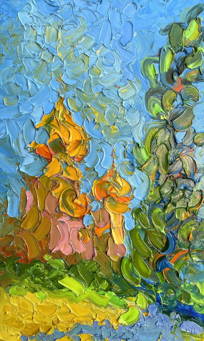 Painting for sale online - Temple