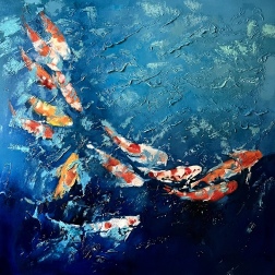 Painting for sale online - Depths of happiness, painting in the interior