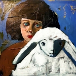 Painting for sale online - Poor lamb