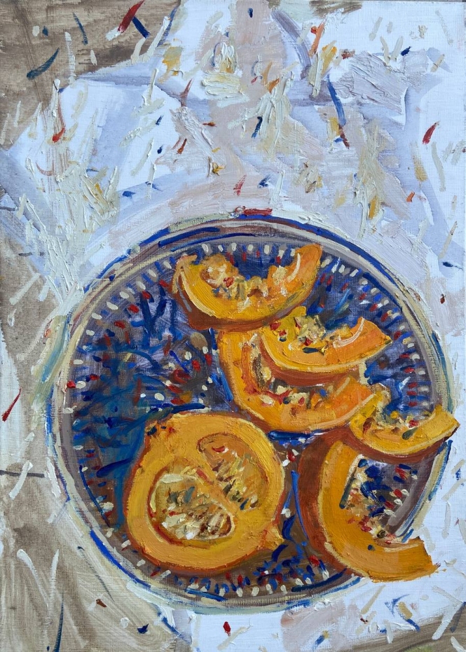 Painting for sale online - Still life with pumpkins