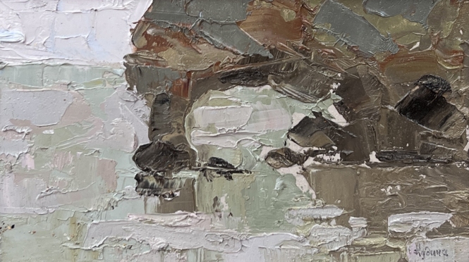 Painting for sale online - Cosmonaut Bay #1