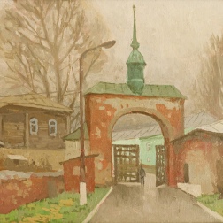 Painting for sale online - Old gate