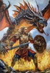Painting for sale online - Duel