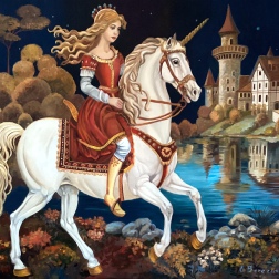 Painting for sale online - Unicorn Ride
