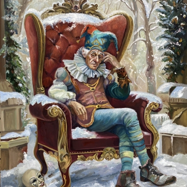 Painting for sale online - His throne