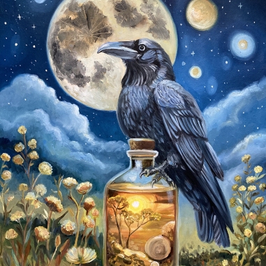 Painting for sale online - The Secret of the Raven
