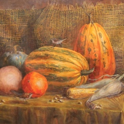 Painting for sale online - Still life of pumpkin