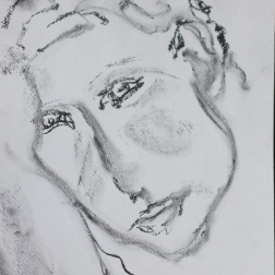 Painting for sale online - Thoughtful woman