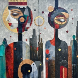 Painting for sale online - Shadows write destinies