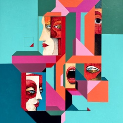 Painting for sale online - Geometry of emotions