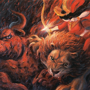 Painting for sale online - THE BATTLE OF EVERMORE