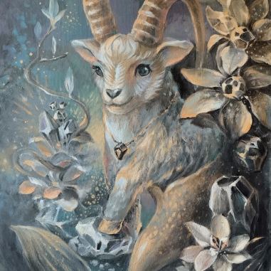Painting for sale online - Baby Capricorn