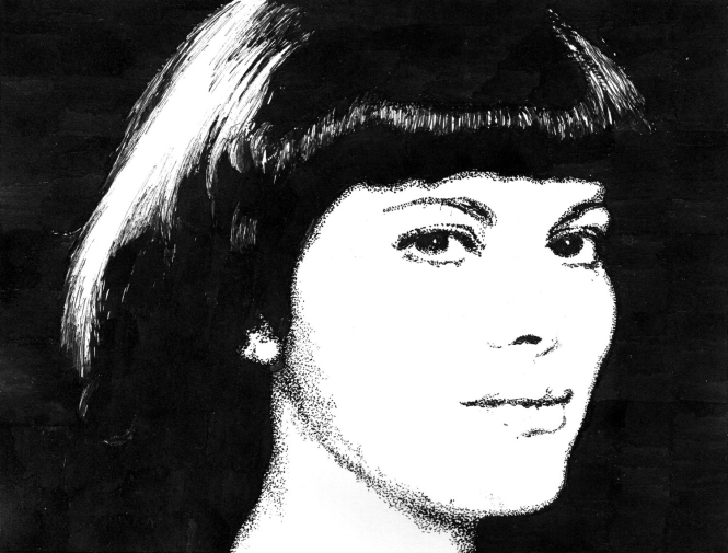 Painting for sale online - Mireille Mathieu 2