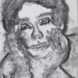 Painting for sale online - Thoughtfully romantic woman
