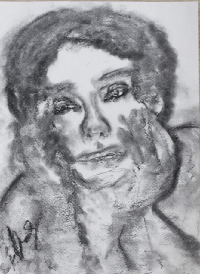 Painting for sale online - Thoughtfully romantic woman