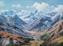 Painting for sale online - Belukha (the highest point of the Altai Mountains)