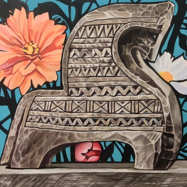 Painting for sale online - Russian house. Konik. Composition No. 11.