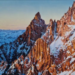 Painting for sale online - Fann Mountains