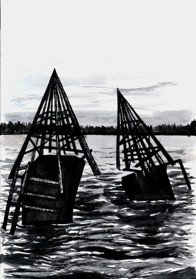 Painting for sale online - In Free Floating