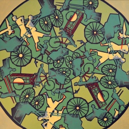 Painting for sale online - Rickshaws