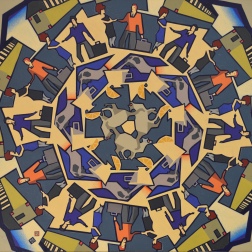 Painting for sale online - Seeing Off Trains