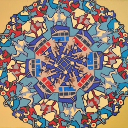Painting for sale online - Sputnik And Camels