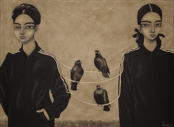 Painting for sale online - Twins