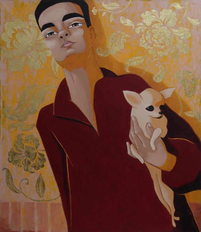 Painting for sale online - Guy with Sonya