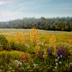 Painting for sale online - Flowering meadow
