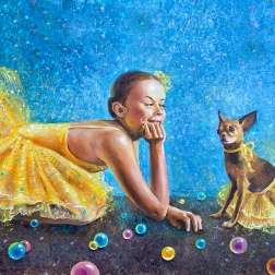 Painting for sale online - Let's dance, girlfriend