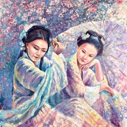 Painting for sale online - Blooming painting