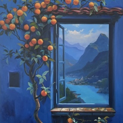 Painting for sale online - Citrus Breeze