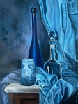 Painting for sale online - Blue Still Life