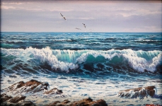 Painting for sale online - Wave -002