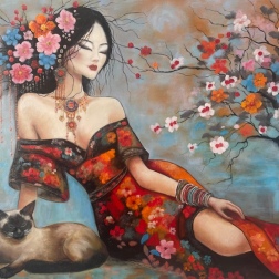 Painting for sale online - Eastern girl