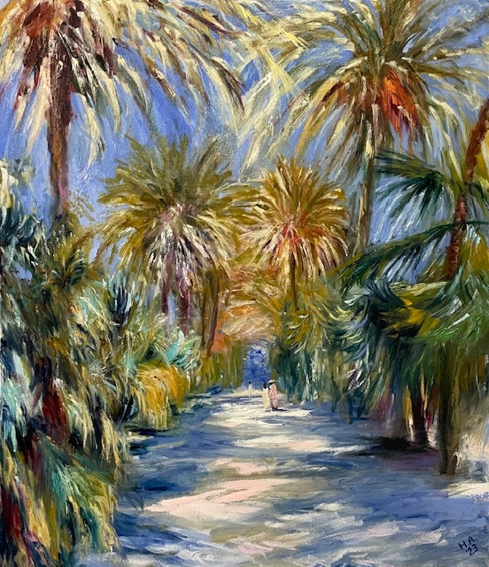 Painting for sale online - The road to the sea